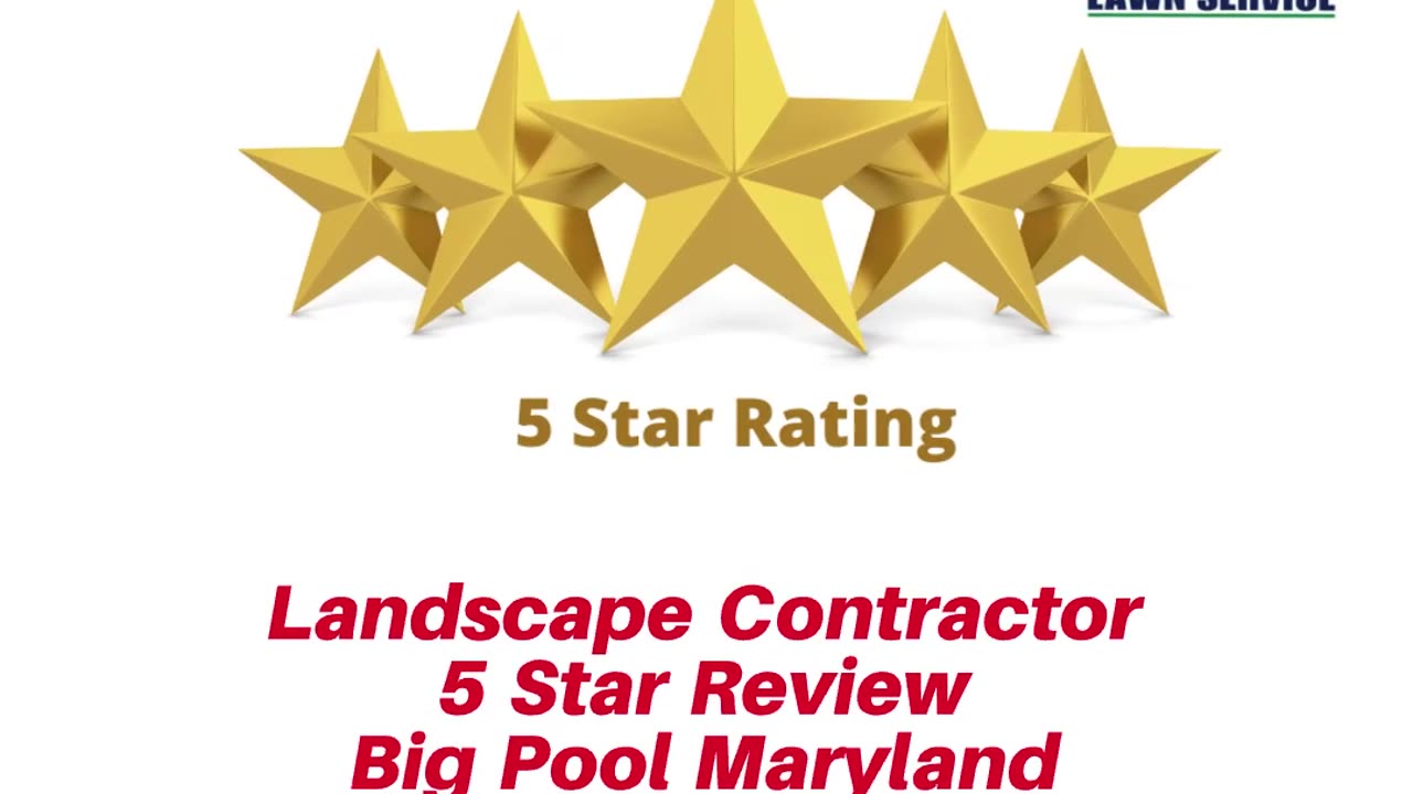 Landscape Contractor Big Pool Maryland 5 Star Video Review