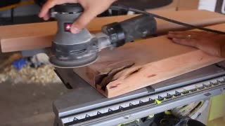 Preparing a Cherry Wood Shelf (4K)