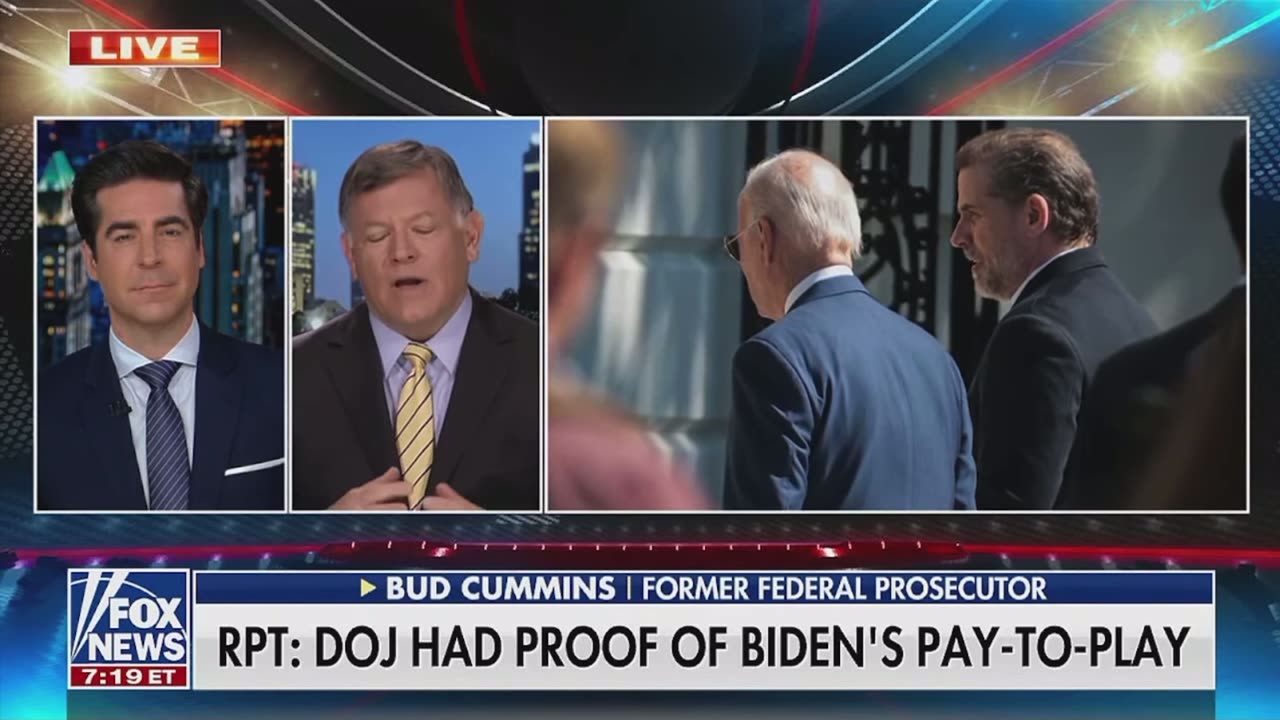 Whistle blower: The DOJ hey been sitting on Biden”s pay to play evidence since 2018.