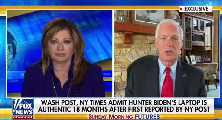 Ron Johnson - Federal investigation into Hunter Biden continues part 1.