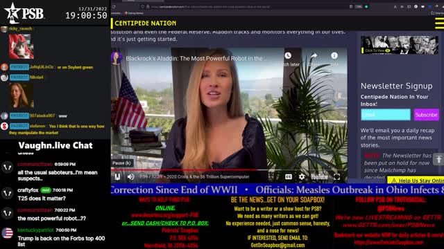 2022-12-31 19:00 EST - On a Wing and a Prayer: with Deb65