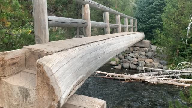 Central Oregon - Three Sisters Wilderness - Green Lakes - First Bridge Crossing