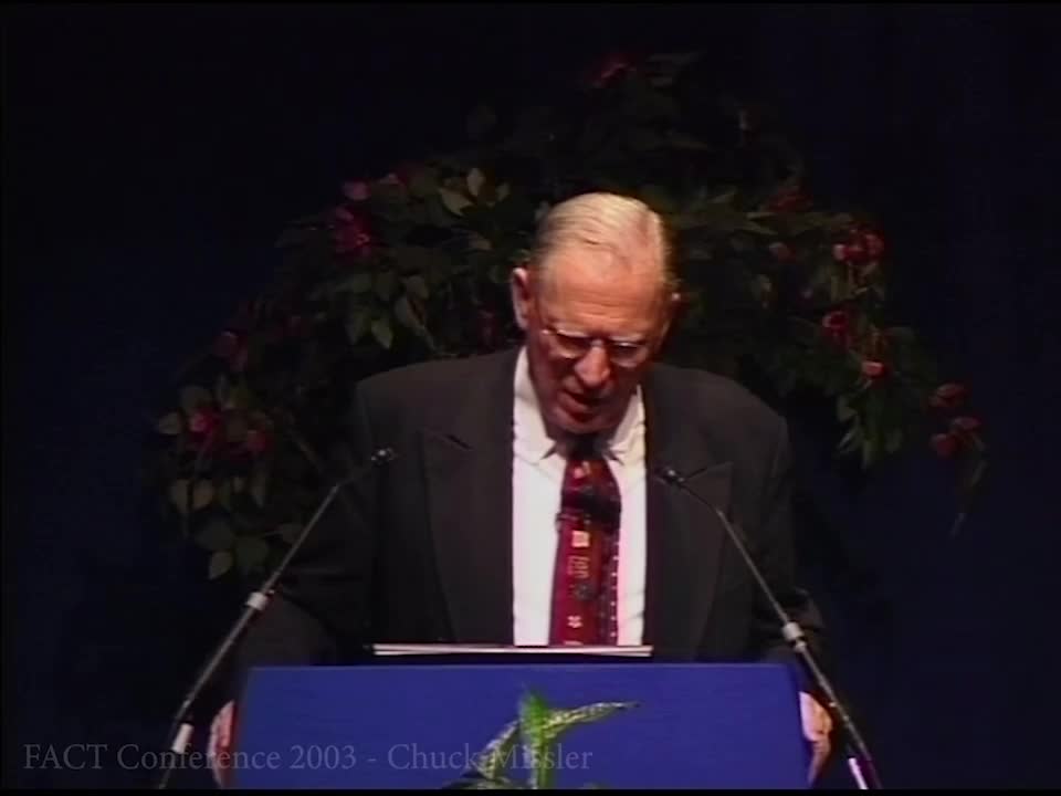 COSMIC CODES - Chuck Missler on Bible Gematria, 2003 - Part 1