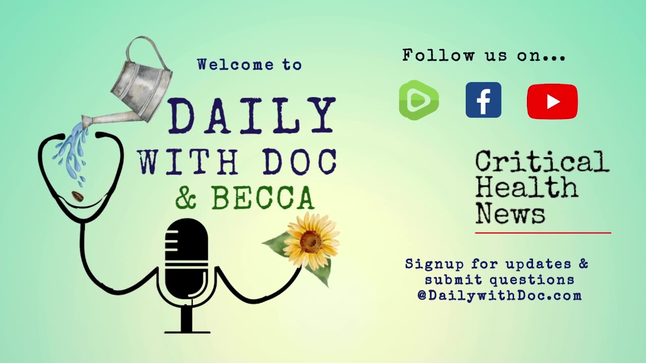 Dr. Joel Wallach - Nutrition can help reverse Another Disease?- Daily with Doc and Becca 7/11/23