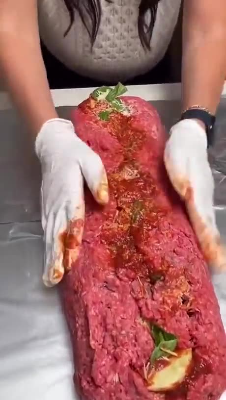 How can I quickly prepare a piece of meat?