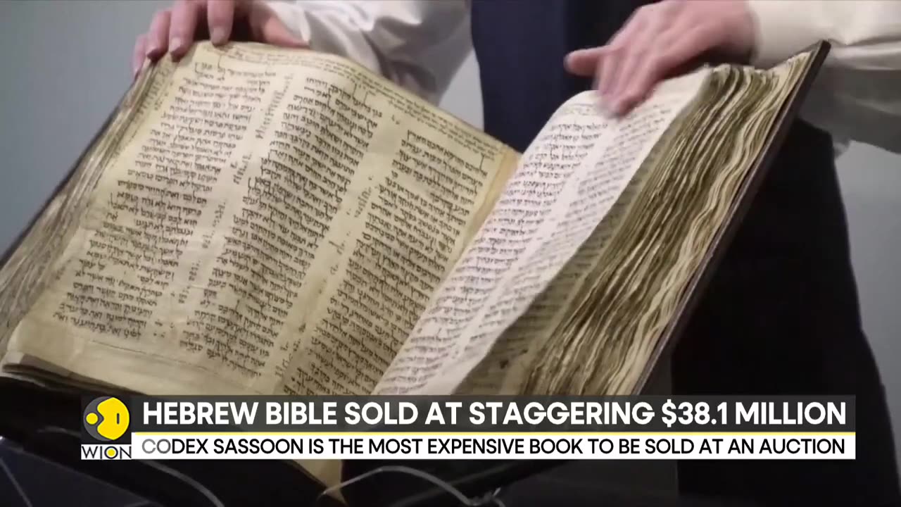 HEBREW BIBLE SOLD AT STAGERRING 381 MILLION DOLLARS