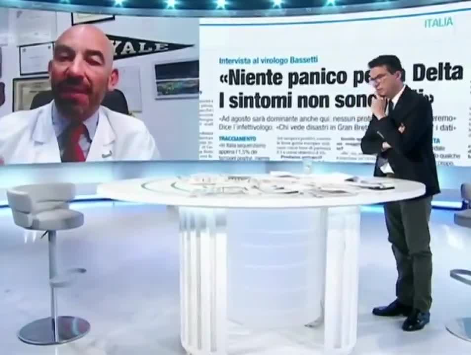 Bassetti: "se il terrorismo serve a far vaccinare la gente..."