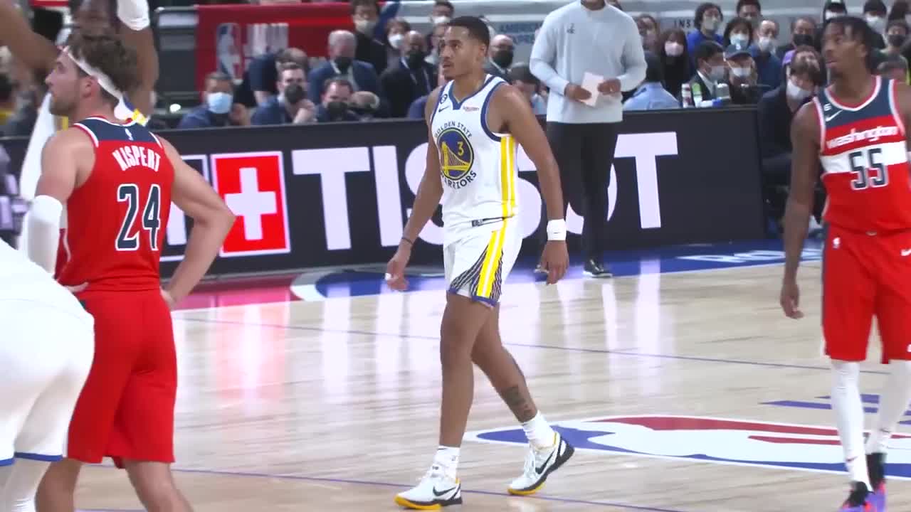 Jordan Poole MIC'D UP In Warriors First Game 🗣