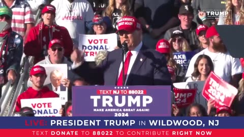BREAKING: Trump says, "On November 5, we'll fire crooked Joe Biden." WATCH