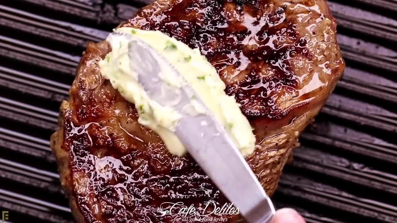 Garlic Butter Grilled Steak and Shrimp