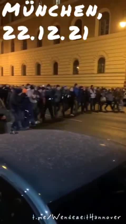Munchen Germany Protest