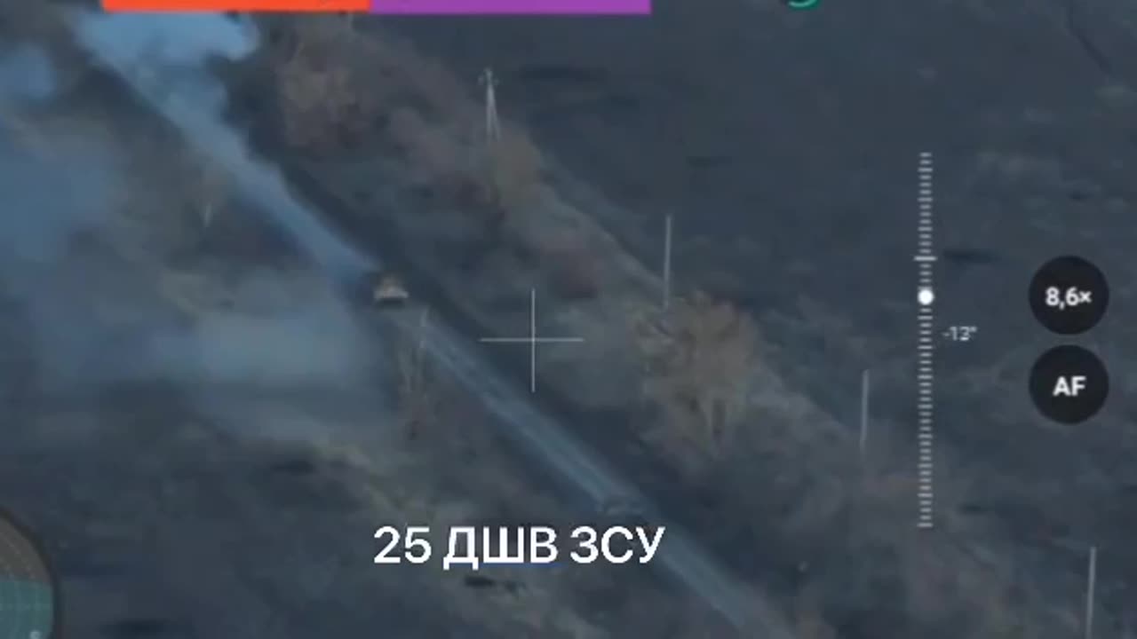 Our tank fired almost directly at the Russian BMP, which was driving straight at it