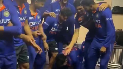 Indian team dance