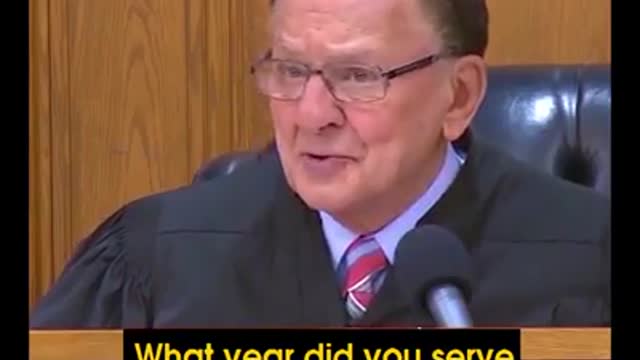 This brought a tear to my eyes! God Bless this Judge