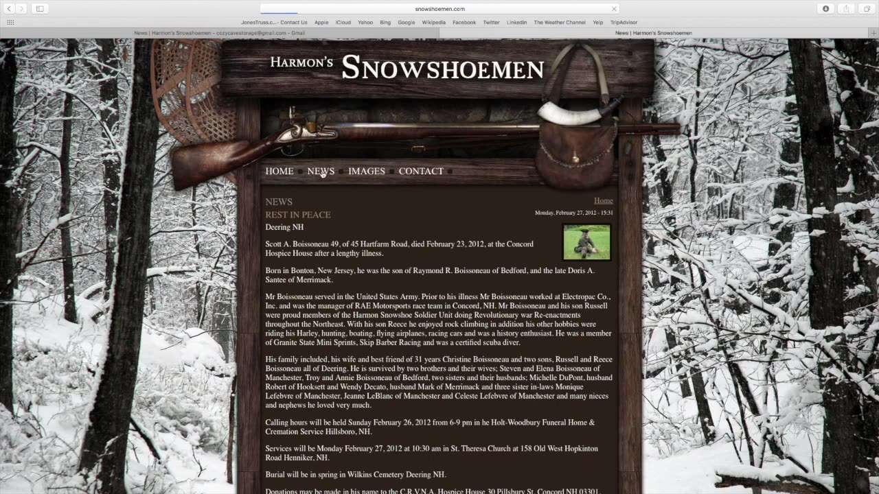 History of the Revolutionary War Snowshoemen