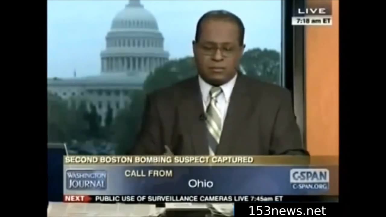 CSPAN Caller Calls out the False Flags