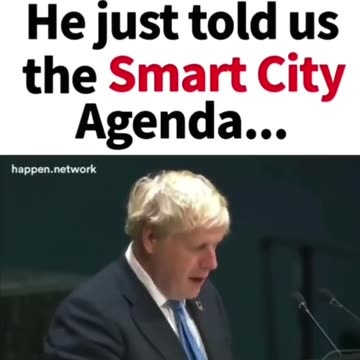 He just told us the SMART CITY agenda...
