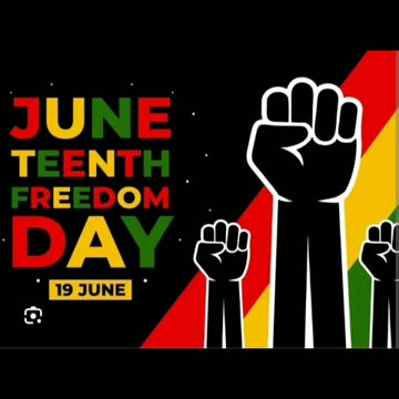 Happy juneteeth day everyone 2024 6/19/24