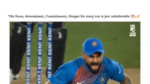 Virat Kohli - The machine