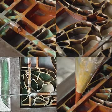 How It´s made - Traditional Cement Tile Manufacturing #colour #satisfying #handmade