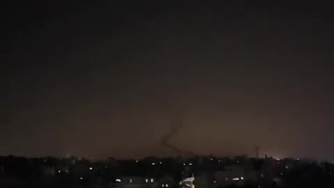 Israel Iron Dome takes dwn 2 missiles fired from the Gaza Strip