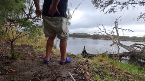 Australia #fishing #livestream #fail Ants are tough in Australia