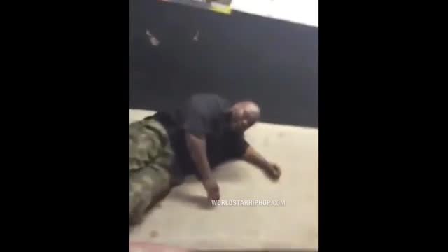 Fight at gas station