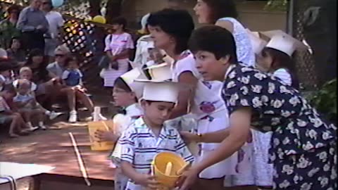 1989 - Casey graduation from Pre-School