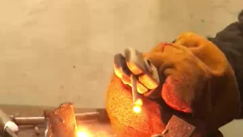 Welding on fire