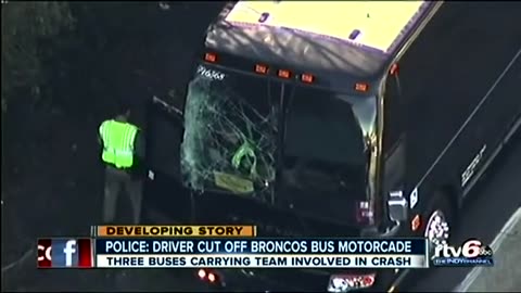 February 1, 2016 - Denver Broncos' Team Bus Involved in Accident