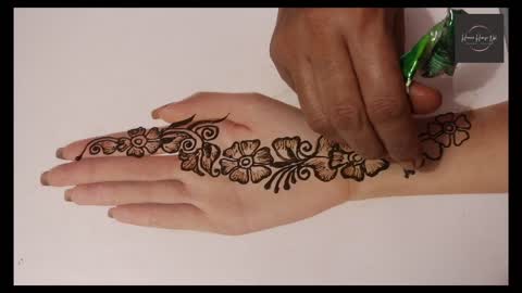 5min Mehndi design |hennahousenpl