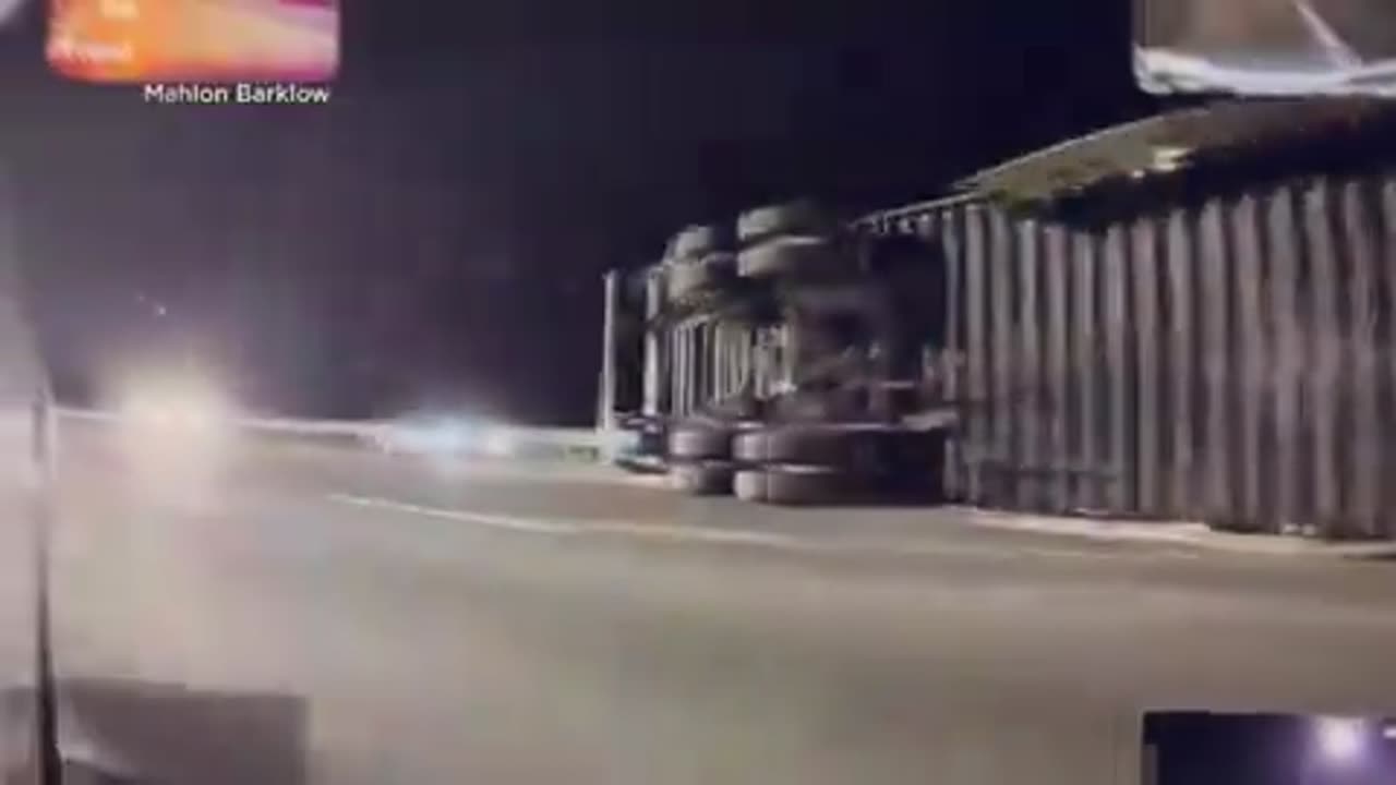 Semi-truck on California interstate toppled by strong gusts of wind