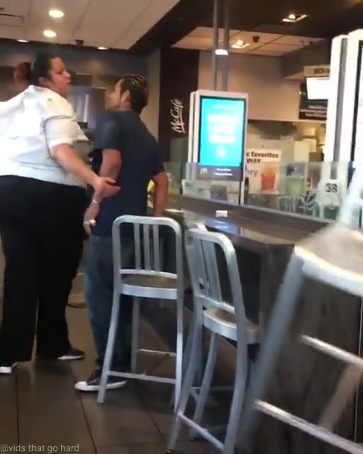 Hooker Orders Supersize McAss-Woopin From McDonald's