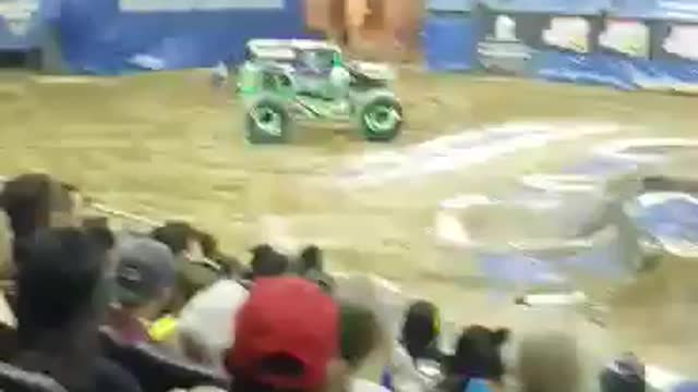 Watch! Grave Digger's Jaw Dropping Stunts at Monster Jam!