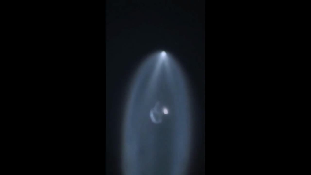 Rockets, not UFO's