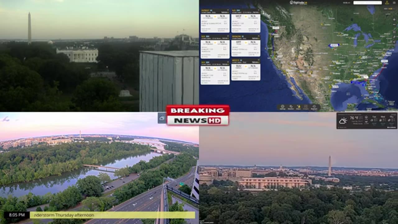 EAM's OFF THE CHARTS! Black Helicopters headed for Washington DC!