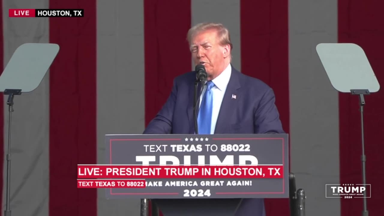 Donald Trump Rally in Houston Texas - November 2, 2023