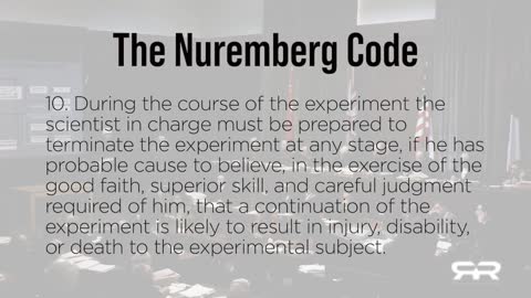 NUREMBERG CODE 2.0 Infowars