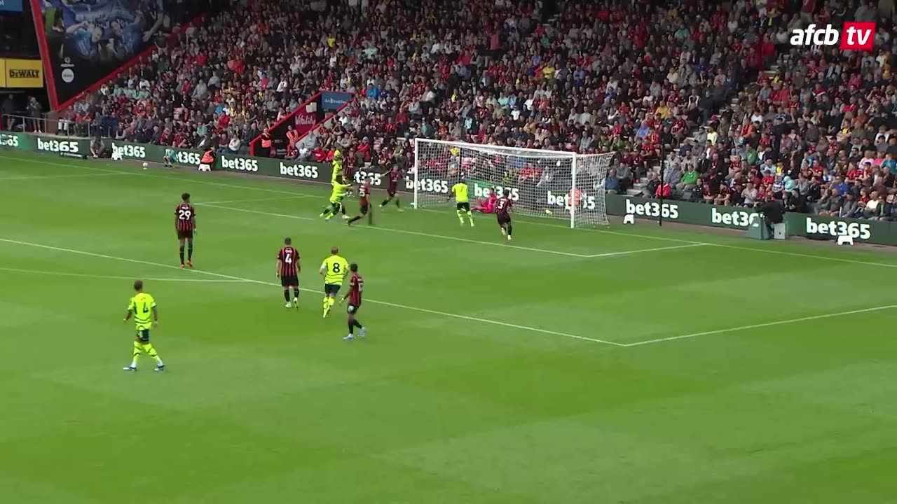 All arsenal goals against Bournemouth