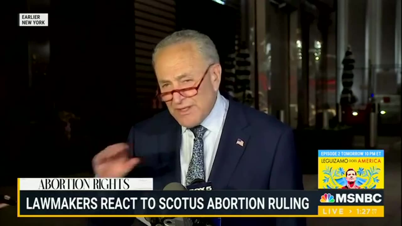 Chuck Schumer thinks Conservatives want to take away Women’s Rights...