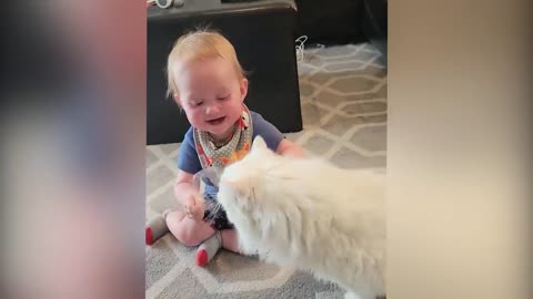 CUTE BABIES WITH PETS