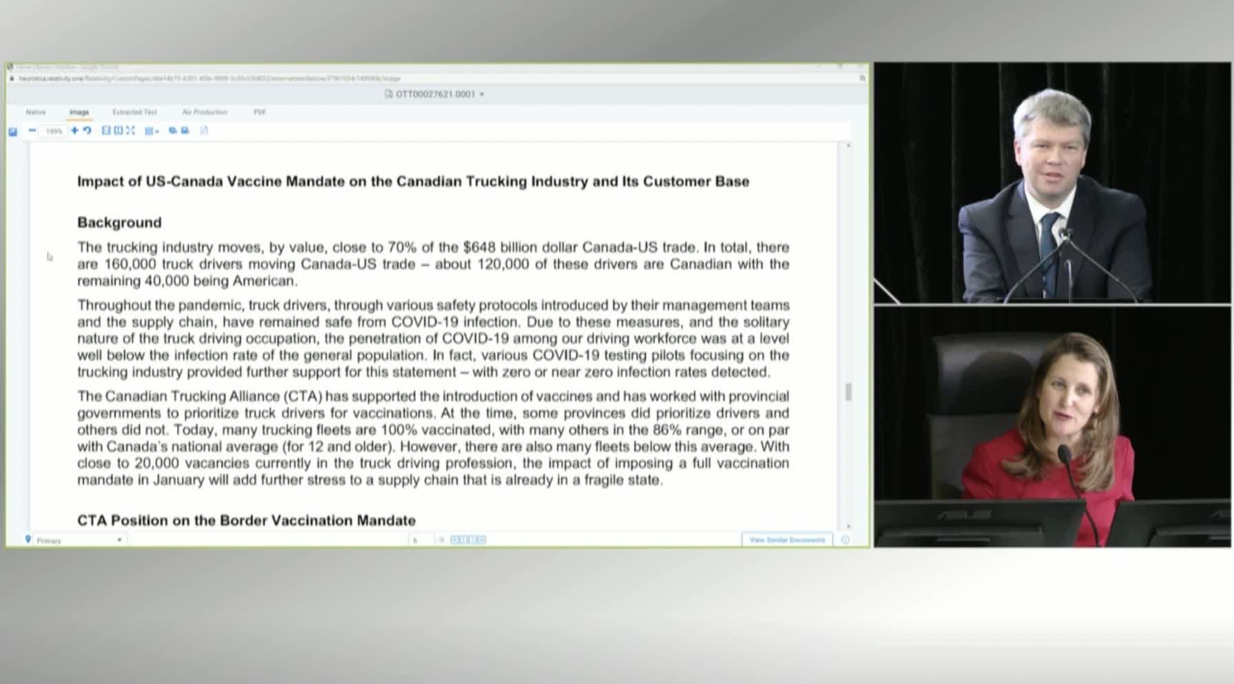JCCF - Chrystia Freeland