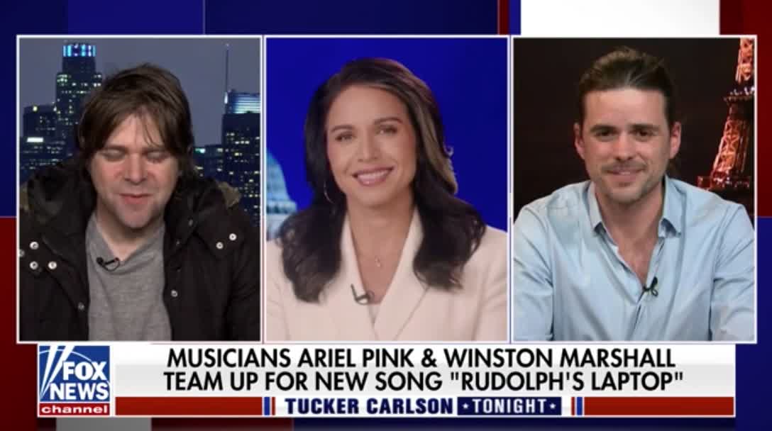 Winston Marshall and Ariel Pink talk about their new song "Rudolph's Laptop."