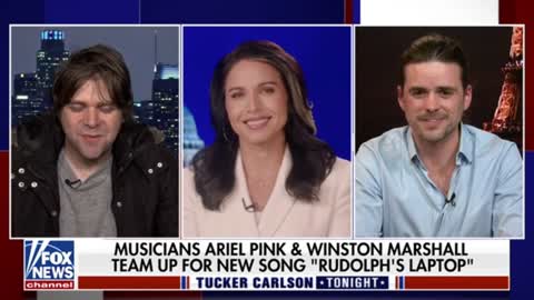 Winston Marshall and Ariel Pink talk about their new song "Rudolph's Laptop."