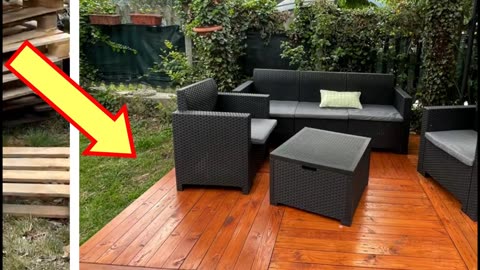 DIY a terrace in your garden