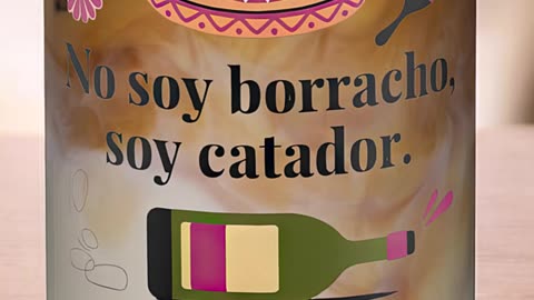 Divertido vaso: ¡Para catadores, no borrachos! #humor #vasos