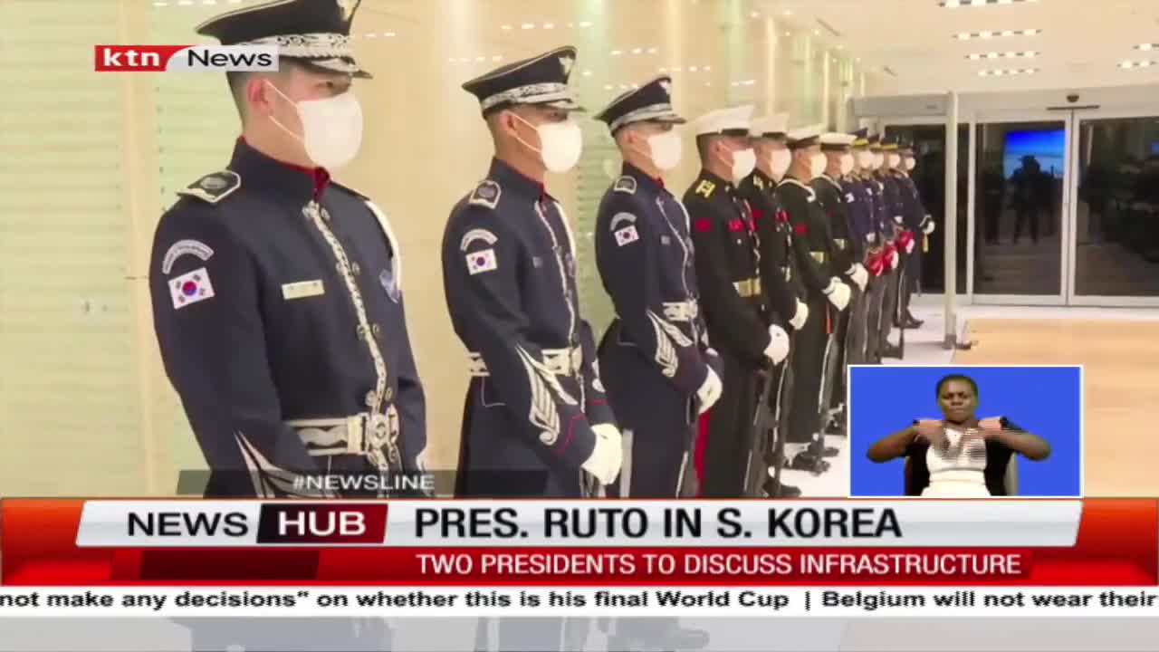 President Ruto arrives in Seoul, South Korea, for bilateral talks with president Yoon Suk Yeol