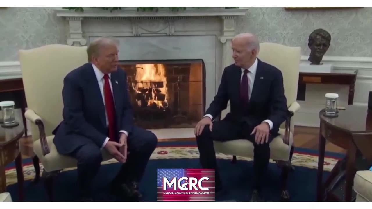 JOE BIDEN WELCOMES DONALD TRUMP BACK TO WHITE HOUSE