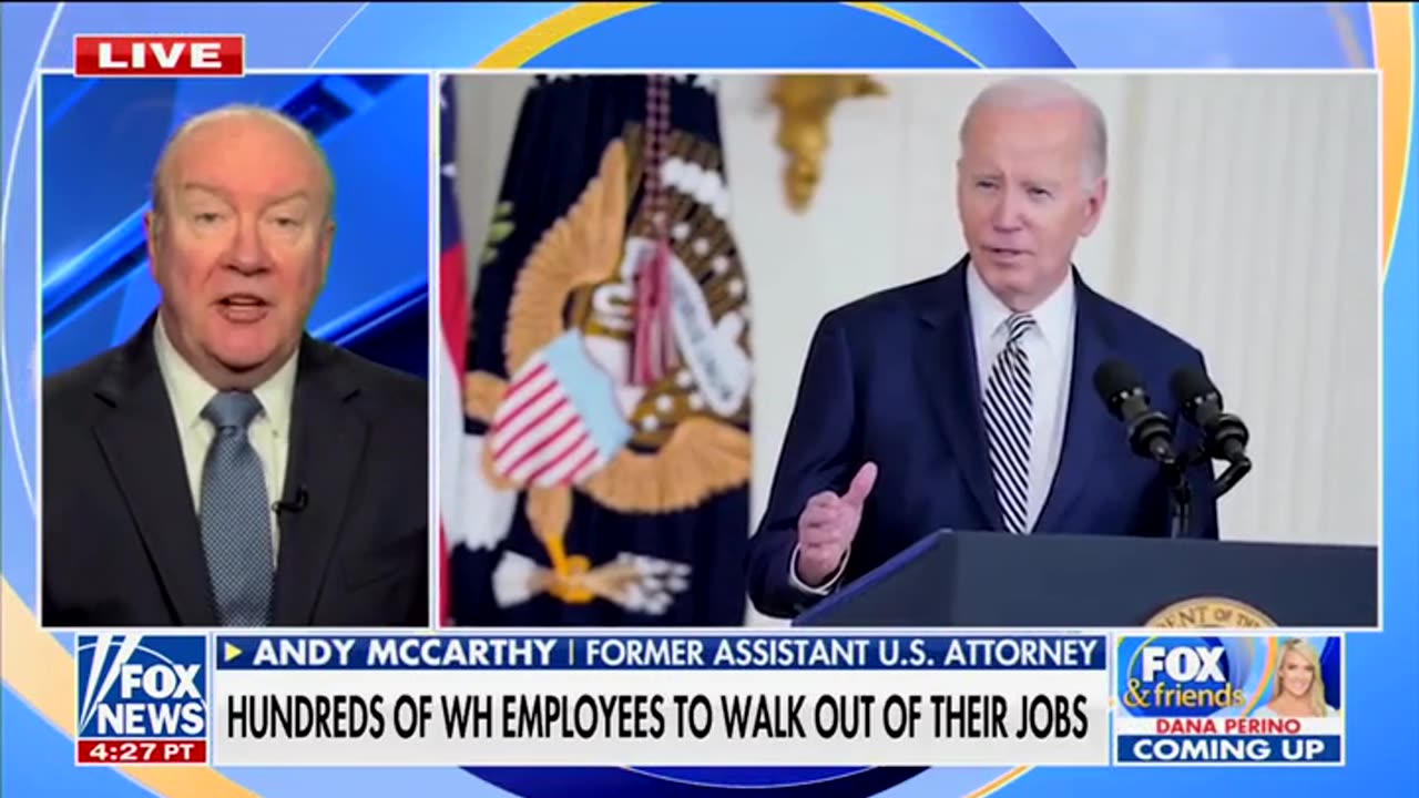 Andy McCarthy Warns Employees Set To Strike Against Biden It May Come Back To Haunt Them