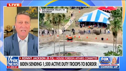 Ronny Jackson is right. Biden is sending troops to the border to bring in more illegals!